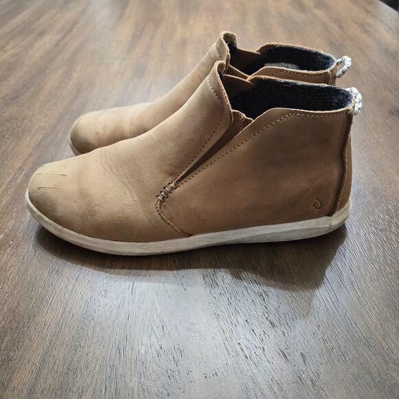 Olukai Hawai'Iloa Manu Hope Leather Slip-ons Women's 8.5 - Picture 1 of 9